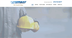 Desktop Screenshot of perraultconstruction.com